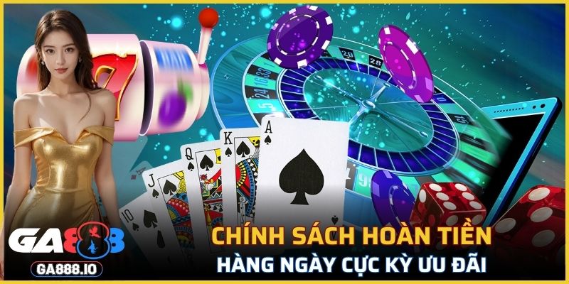 Giới thiệu GA888 về chính sách hoàn tiền hàng ngày cực kỳ ưu đãi